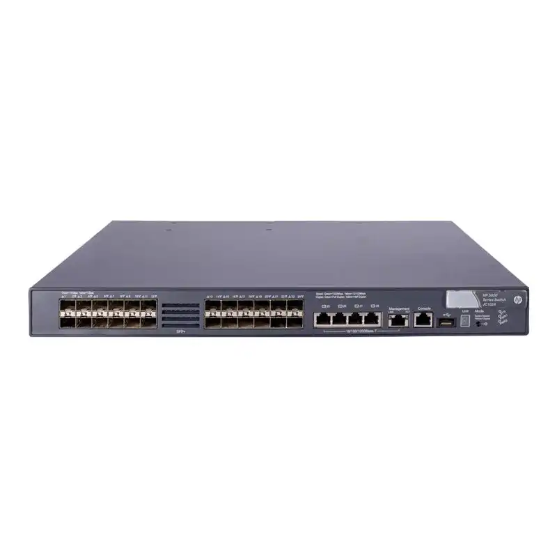 HPE 5820X-24XG-SFP+ Switch - Commutateur - C3 - Géré - 24 x 10 Gigabit SFP+ + 4 x 10 - 100 - 1000 - Montable... (JC102B)_1